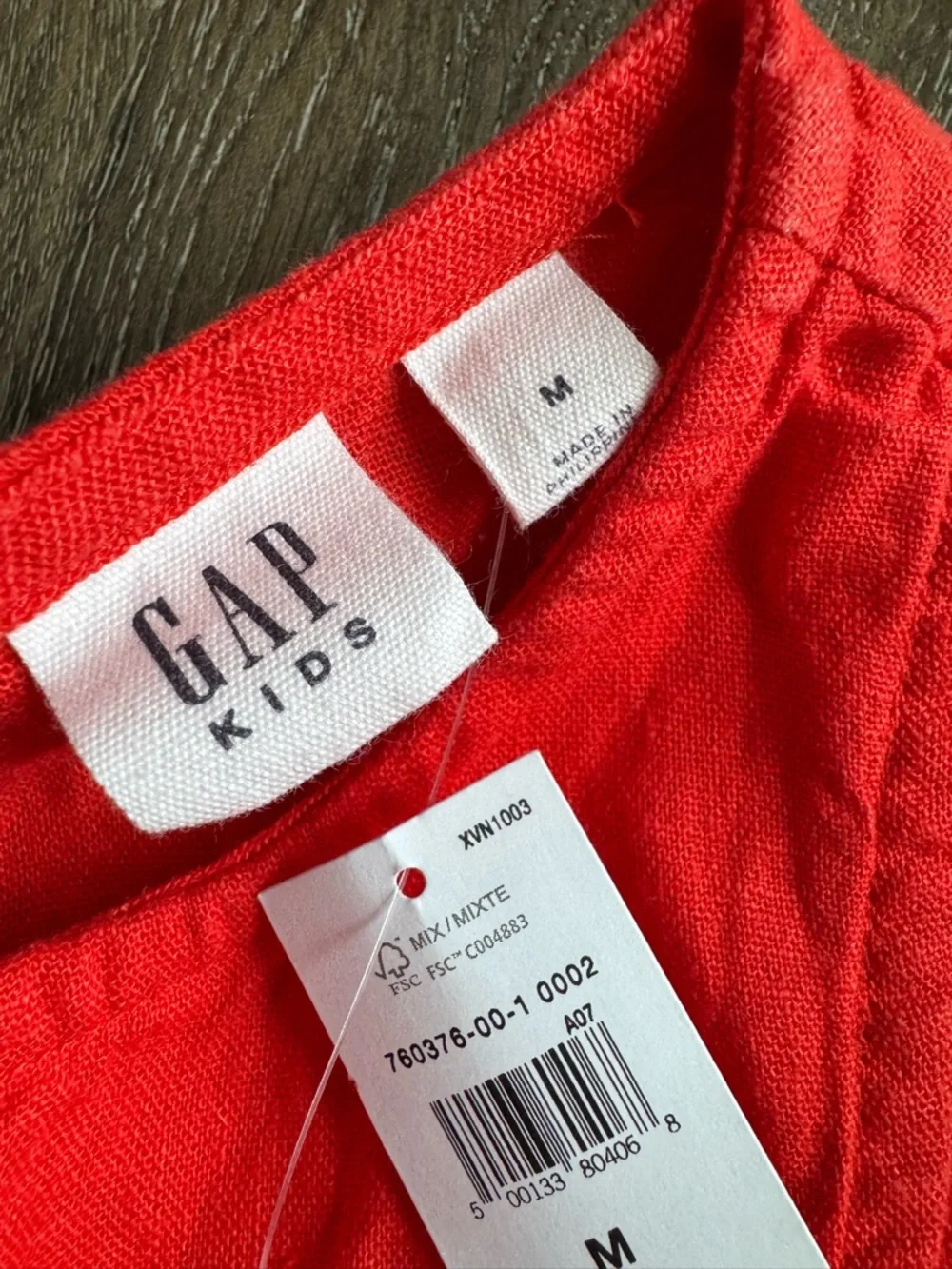 Red/Coral Gap Children’s Tank Top Girls size Medium